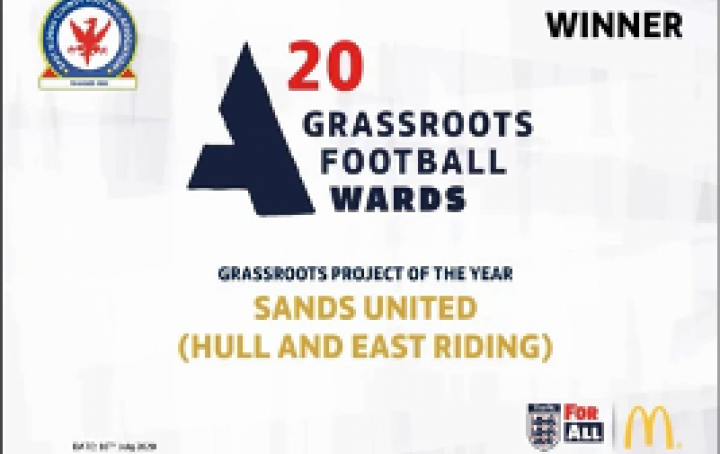 Grassroots Football Awards - Project of the Year 2020